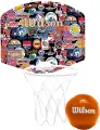 Набор баскетбольный детский Wilson NBA TEAM RETRO MINI HOOP разноцветный WZ6017301
