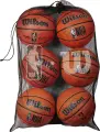 Сетка для баскетбольных мячей Wilson NBA 6 BALL MESH BASKETBALL BAG черная (6 мячей) WTBA70030