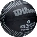 Баскетбольний м'яч Wilson NBA PLAYER ICON OUTDOOR VICTOR WEMBANYAMA чорно-сірий Розмір 7 WZ3017801XB7