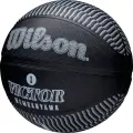 Баскетбольний м'яч Wilson NBA PLAYER ICON OUTDOOR VICTOR WEMBANYAMA чорно-сірий Розмір 7 WZ3017801XB7