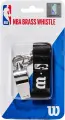 Свисток Wilson NBA BRASS WHISTLE WITH LANYARD срібно-чорний WTBA5000NBA