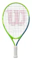 Ракетка для тенісу дитяча Wilson SLAM JR 19 зелено-синя WR172110