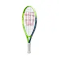 Ракетка для тенісу дитяча Wilson SLAM JR 19 зелено-синя WR172110