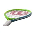 Ракетка для тенісу дитяча Wilson SLAM JR 19 зелено-синя WR172110