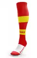 Гетры футбольные Zeus CALZA PARMA красно-желтые Z00069