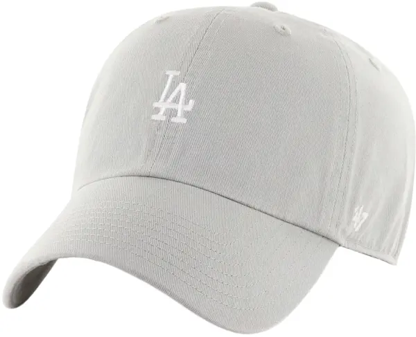Кепка 47 Brand LOS ANGELES DODGERS BASE RUNNER сіра B-BSRNR12GWS-GYA