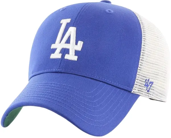 Кепка 47 Brand LOS ANGELES DODGERS BRANSON MESH синьо-біло-зелена B-BRANS12CTP-RYA