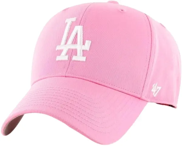 Кепка 47 Brand LOS ANGELES DODGERS RAISED BASIC рожева B-RAC12CTP-RSA