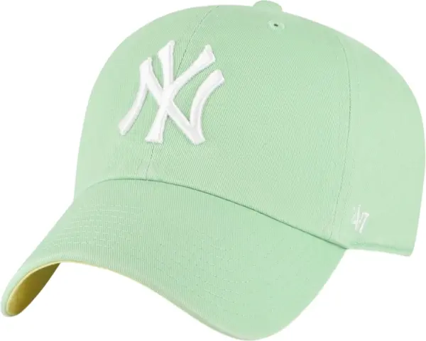 Кепка 47 Brand NEW YORK YANKEES BALLPARK м'ятно-жовта B-BLPRK17GWS-HK