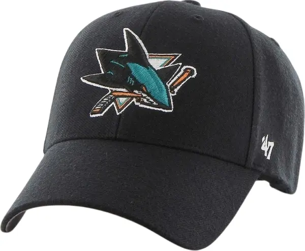 Кепка 47 Brand SAN JOSE SHARKS чорно-сіра H-MVP22WBV-BK