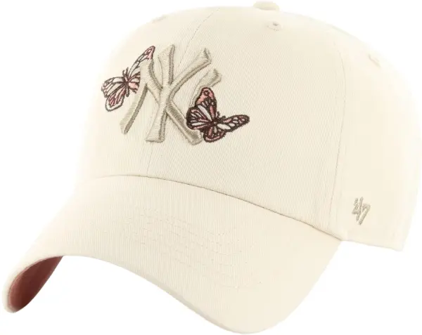Кепка женская 47 Brand NEW YORK YANKEES ICON ALT бежевая ICACL17GWS-NT
