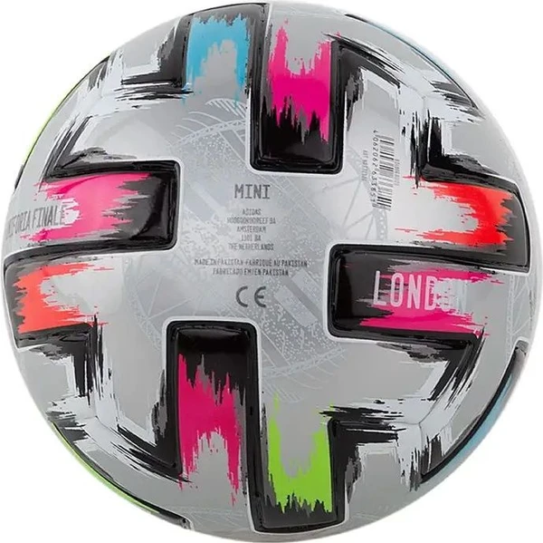 Сувенирный футбольный мяч Adidas UNIFO FIN MINI серый Размер 1 FT8306
