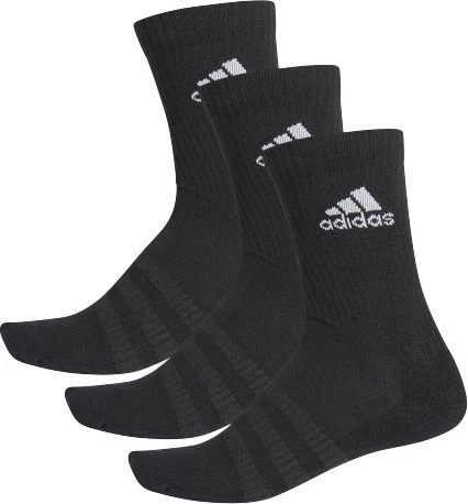 Шкарпетки Adidas CUSH CRW 3 пари чорні DZ9357