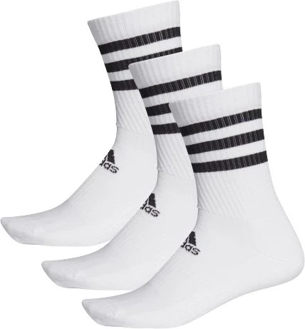 Шкарпетки Adidas 3S CSH CRW 3 пари білі DZ9346