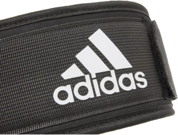 Пояс для важкої атлетики Adidas ESSENTIAL WEIGHTLIFTING BELT чорний (62-75 см) ADGB-12252