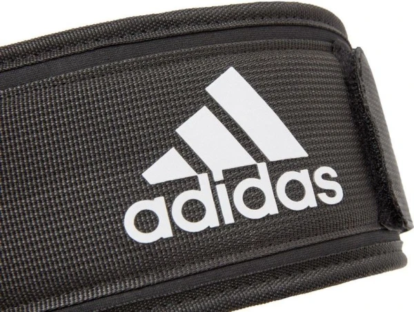 Пояс для тяжелой атлетики Adidas ESSENTIAL WEIGHTLIFTING BELT черный (94 - 120 см) ADGB-12256