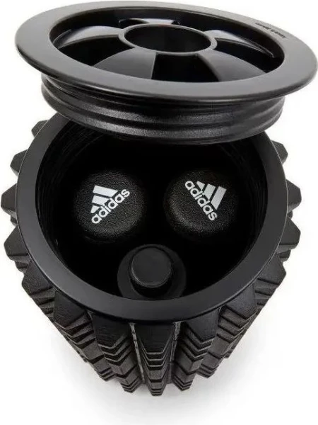 Ролик для фітнесу Adidas FOAM AB ROLLER 44 x 12,8 x 12,8 см чорний ADAC-11405