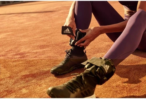 Обтяжувачі для кісточки/зап'ястя Adidas PERFORMANCE ANKLE чорно-зелені (2 х 1.0 кг) ADWT-12631