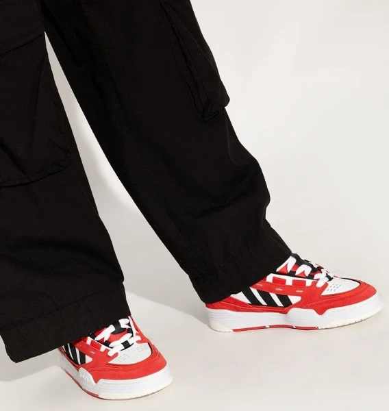 Кроссовки Adidas ADI2000 красно-белые H03487