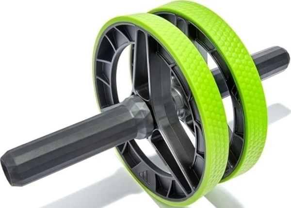Ролик для преса Adidas PERFORMANCE AB WHEEL чорно-салатовий ADAC-11407