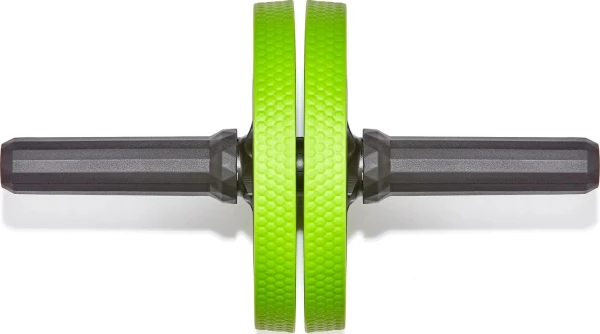 Ролик для преса Adidas PERFORMANCE AB WHEEL чорно-салатовий ADAC-11407