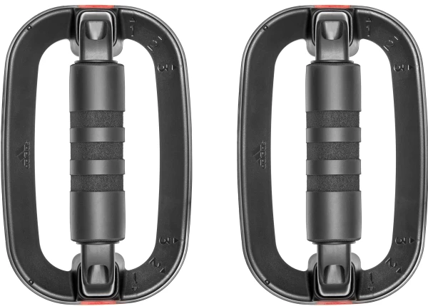 Упори для віджимань Adidas PERFORMANCE PUSH UP BARS чорно-червоні ADAC-12232