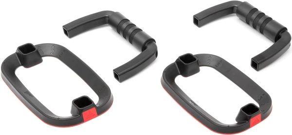 Упори для віджимань Adidas PERFORMANCE PUSH UP BARS чорно-червоні ADAC-12232