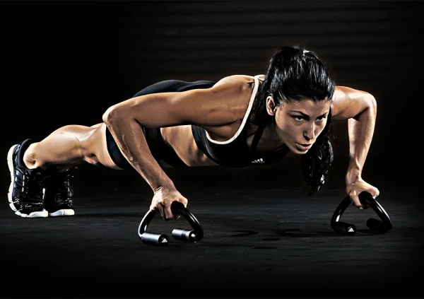 Упори для віджимань Adidas PUSH UP BARS чорні ADAC-12231-DS