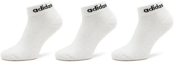Шкарпетки Adidas LINEAR ANKLE CUSHIONED SOCKS 3P білі (3 пари) HT3457