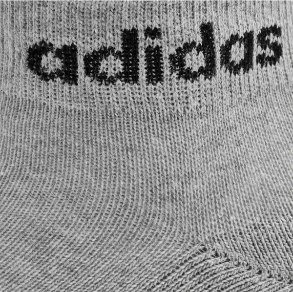 Шкарпетки Adidas LINEAR ANKLE CUSHIONED SOCKS 3P білі/сірі/чорні (3 пари) IC1304