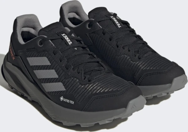 Кроссовки для трейлраннинга женские Adidas TERREX TRAIL RIDER GORE-TEX RUNNING черно-серые HQ1238