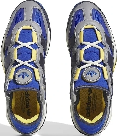 Кросівки Adidas NITEBALL сіро-синьо-жовті H06510
