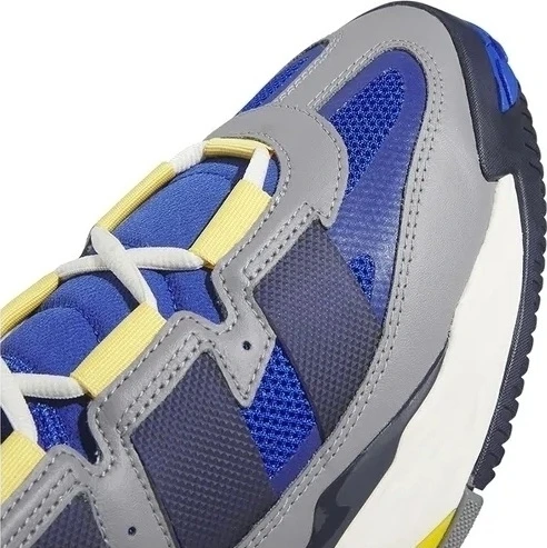Кросівки Adidas NITEBALL сіро-синьо-жовті H06510