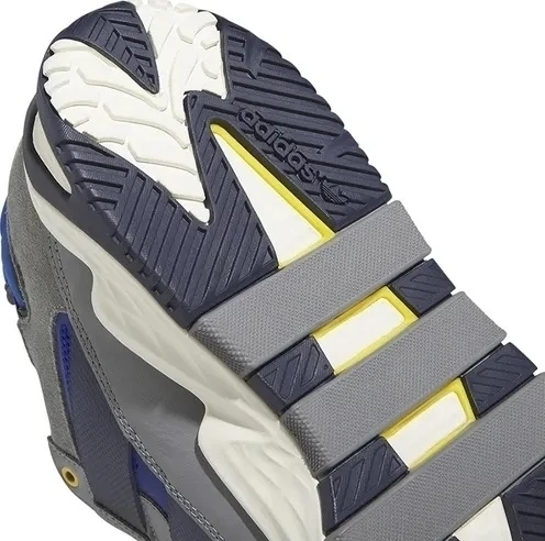 Кросівки Adidas NITEBALL сіро-синьо-жовті H06510