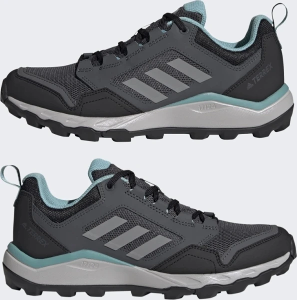 Кросівки трекінгові жіночі Adidas TERREX TRACEROCKER 2.0 TRAIL RUNNING чорно-сіро-бірюзові H05686