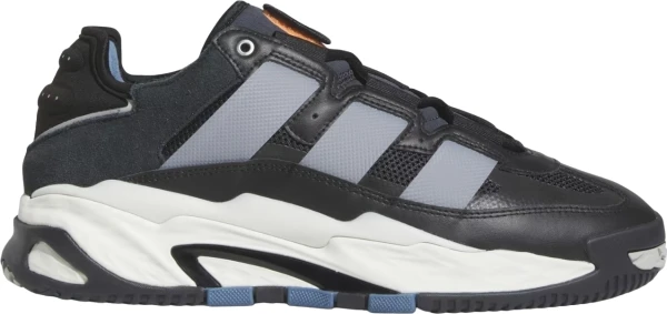 Кроссовки Adidas NITEBALL черно-бело-серые FZ5742