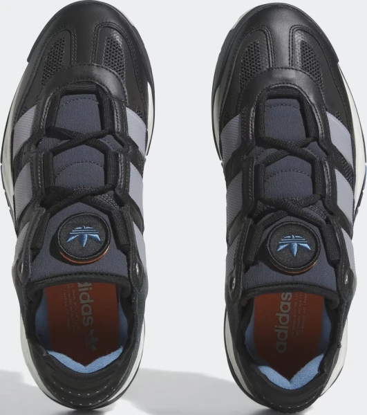 Кроссовки Adidas NITEBALL черно-бело-серые FZ5742