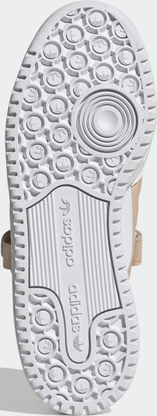 Кроссовки женские Adidas FORUM LOW бело-светло-коричневые GW0569