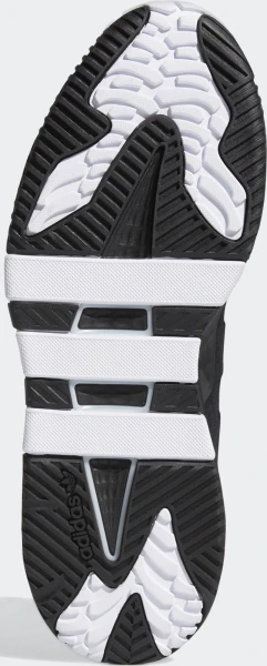 Кроссовки Adidas NITEBALL бело-черные H67366