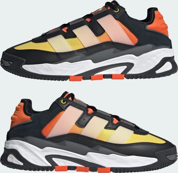 Кросівки Adidas NITEBALL чорно-оранжево-жовті ID8074