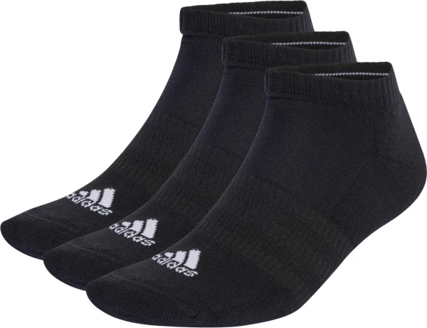 Шкарпетки Adidas CUSHIONED LOW-CUT 3P чорні (3 пари) IC1332