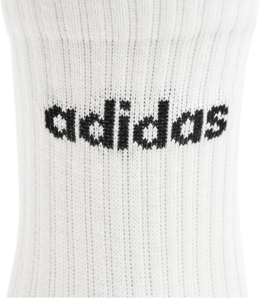 Шкарпетки Adidas LINEAR CREW CUSHIONED 3P білі (3 пари) HT3455