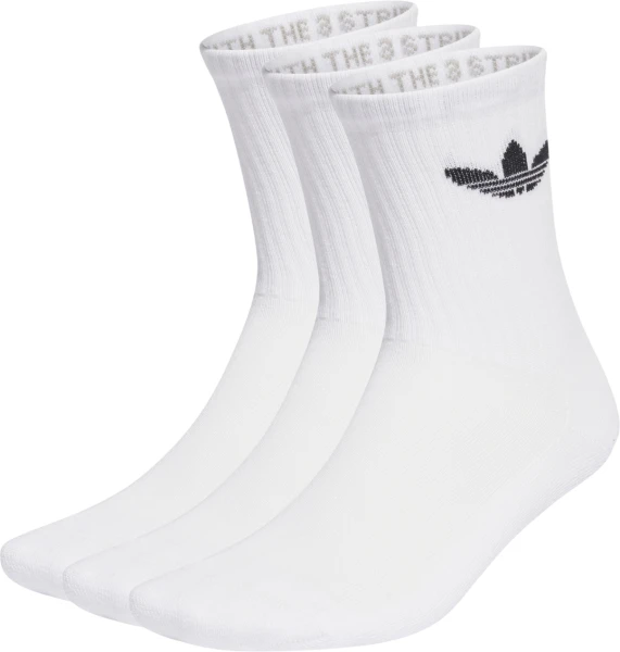 Шкарпетки Adidas TREFOIL CUSHION CREW 3P білі (3 пари) IJ5616
