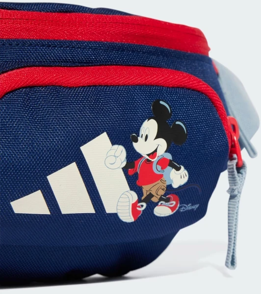 Сумка на пояс детская Adidas DISNEY MICKEY MOUSE BUM BAG KIDS 2L темно-сине-красно-голубая JG5800