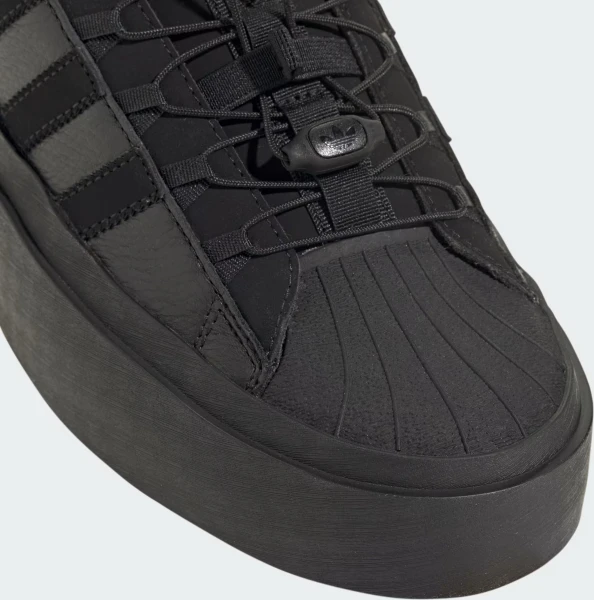 Кеды Adidas SUPERSTAR HÖR черно-лаймовые IH5091