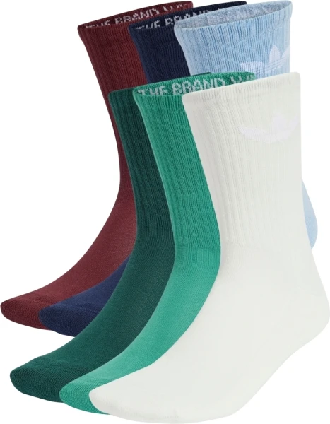 Шкарпетки Adidas TREFOIL CUSHION CREW 6P різнокольорові (6 пар) JI9504