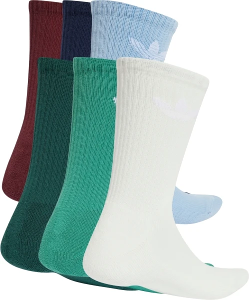 Шкарпетки Adidas TREFOIL CUSHION CREW 6P різнокольорові (6 пар) JI9504