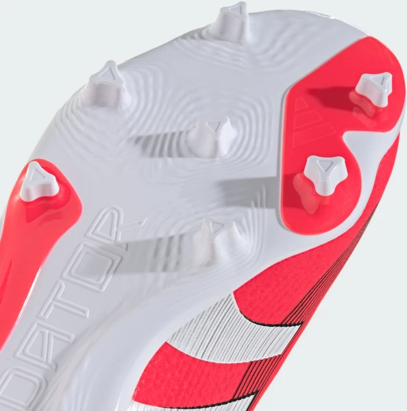 Бутсы детские Adidas PREDATOR LEAGUE FIRM/MULTI-GROUND красно-белые ID3750