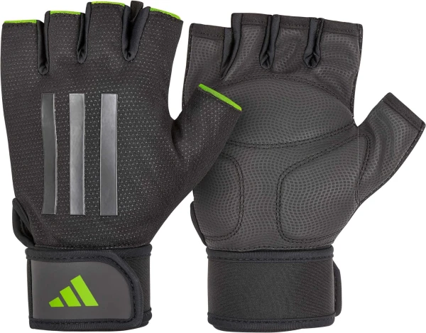 Рукавички для тренінгу Adidas ELITE TRAINING GLOVES чорно-салатові L ADGB-14255