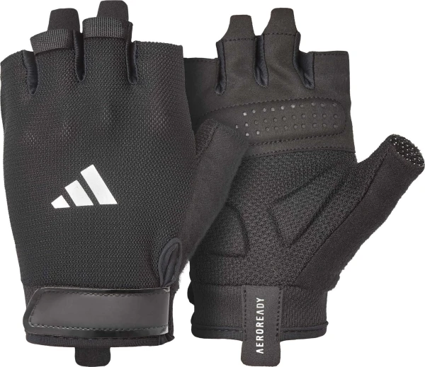Рукавички для тренінгу Adidas ESSENTIAL TRAINING GLOVES чорно-білі S ADGB-15001WH